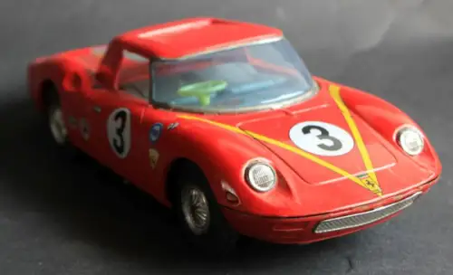 Ashai ATC Ferrari 250 LM Berlinetta Le Mans 1964 Blechmodell mit Friktionsantrieb (8423)