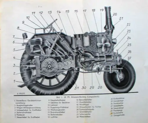Lanz Bulldog Ackerluft 25 PS 1951 Betriebsanleitung (1412)