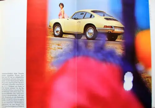 Porsche 911 Modellprogramm 1965 Prestige-Automobilprospekt (4672)