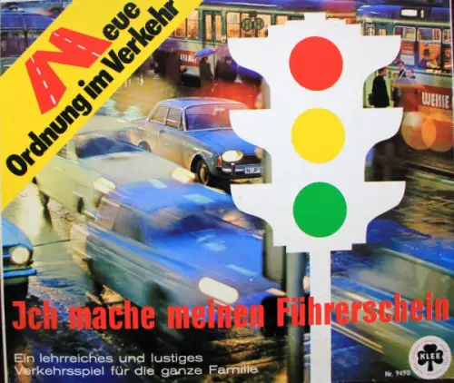 Klee Spiele "Ich mache meinen Führerschein" 1965 Verkehrsspiel im Originalkarton (9973)