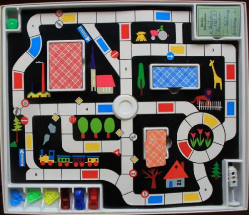 Klee Spiele "Ich mache meinen Führerschein" 1965 Verkehrsspiel im Originalkarton (9973)