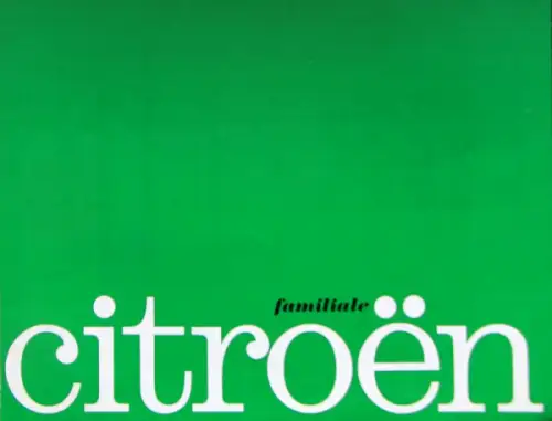 Citroen DS Familiale Modellprogramm 1963 Automobilprospekt (8074)