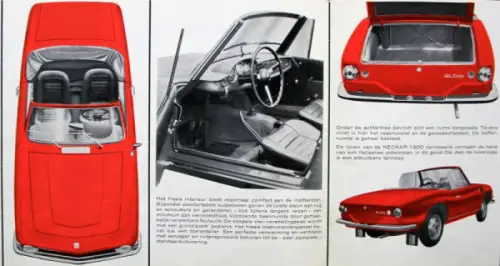 OSI Neckar 1200 Modellprogramm 1965 Automobilprospekt (8045)