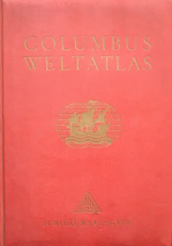 Wagner "Lloyd Columbus Weltatlas" Lloyd Motorenwerke Jubiläumsausgabe 1956 (7222)