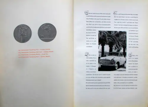 Wagner "Lloyd Columbus Weltatlas" Lloyd Motorenwerke Jubiläumsausgabe 1956 (7222)