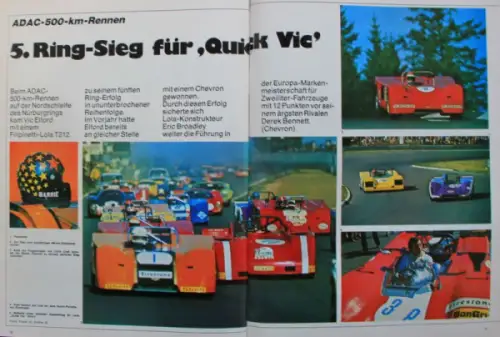 "Rallye Racing" Motorsport-Zeitschrift 1971 zwei Ausgaben (7467)