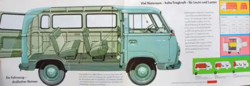 Ford Taunus Transit Modellprogramm 1962 "Der wirtschaftliche Eilfrachter" Automobilprospekt (8022)