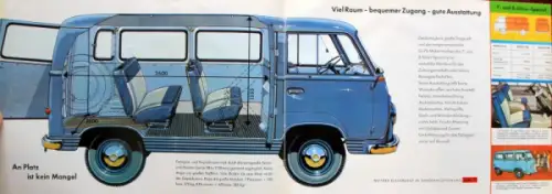 Ford Taunus Transit Modellprogramm 1962 "Der wirtschaftliche Eilfrachter" Automobilprospekt (8022)
