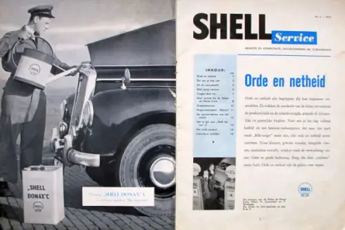 "Shell Service" Shell Tankstellen-Zeitschrift 1953 (8021)
