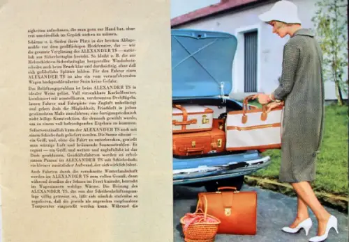 Lloyd Alexander TS Modellprogramm 1958 Automobilprospekt (10003)