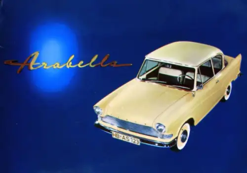 Lloyd Arabella Modellprogramm 1960 Automobilprospekt (10004)