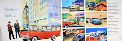 Lloyd Arabella Modellprogramm 1960 Automobilprospekt (10004)