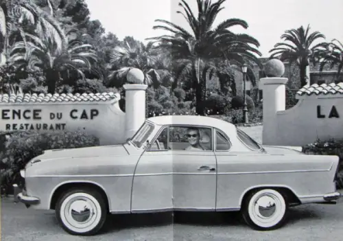 Goliath Hansa Modellprogramm 1956 "Hansa Fahrer schrieben uns" Automobilprospekt (10017)