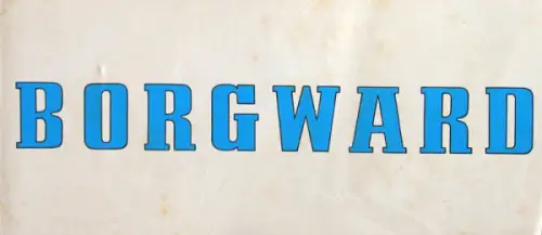 Borgward 230 Modellprogramm 1968 Automobilprospekt (10030)