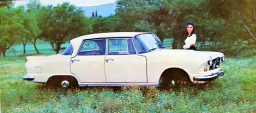 Borgward 230 Modellprogramm 1968 Automobilprospekt (10030)