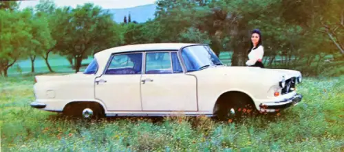 Borgward 230 Modellprogramm 1968 Automobilprospekt (10030)