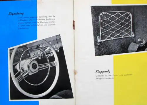 Borgward Isabella Zubehörprogramm 1960 Automobilprospekt + Preisliste (10034)