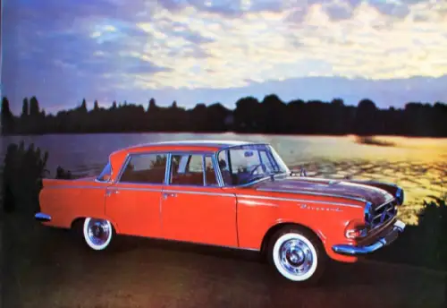 Borgward Airswing P 100 Modellprogramm 1960 Automobilprospekt (10045)