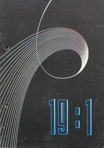 Borgward Hansa 2400 Modellprogramm 1953 "19:1" Automobilprospekt (10048)
