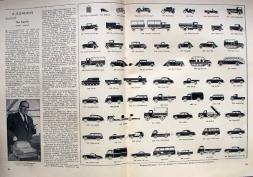"Der Spiegel" Gesellschaftszeitschrift Sonderausgabe Carl Borgward 1960 (10058)