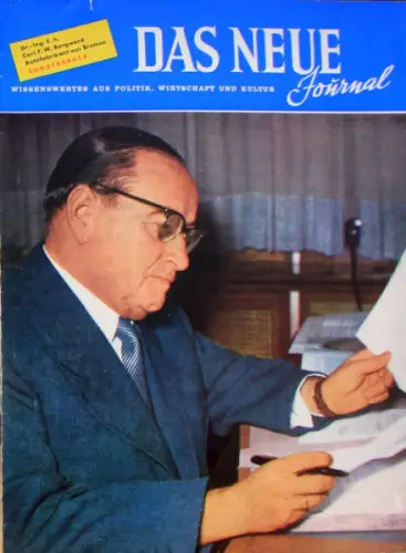 "Das Neue Journal" Gesellschafts-Magazin Borgward Sonderdruck 1960 (10059)