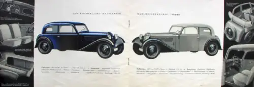 DKW Front Modellprogramm 1936 Automobilprospekt (10068)