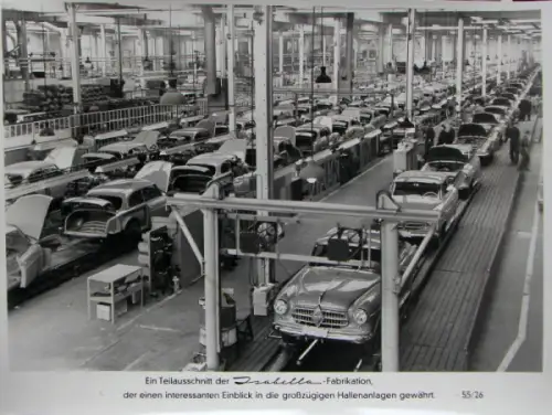 Borgward Isabelle Fabrikationshalle Bremen-Sebaldsbrück 1955 Werksfoto (10081)