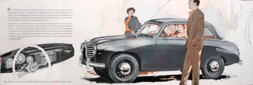 Goliath Modellprogramm 1953 "Der neue Personenwagen" Automobilprospekt (10099)