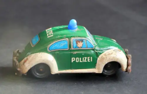 Modern Toys Volkswagen Käfer Polizei 1963 Blechmodell mit Friktionsantrieb (10102)