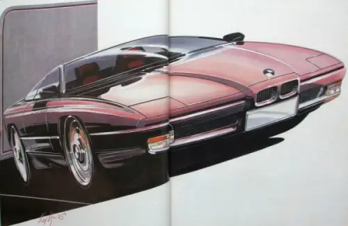 Lewandowski "BMW 850 i  - Extravaganz auf Rädern" BMW Historie 1990 (10111)