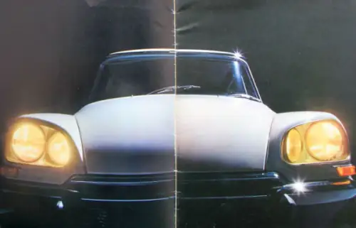 Citroen DS Modellprogramm 1972 Automobilprospekt (10114)