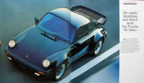 Porsche Modellprogramm 1985 Automobilprospekt (10120)