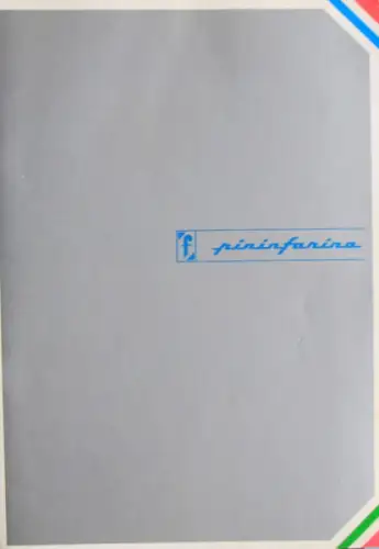 Fiat Pininfarina Modellprogramm 1982 Automobil-Pressemappe mit Fotos (10126)