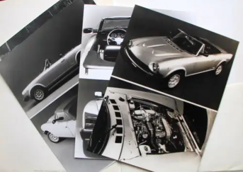 Fiat Pininfarina Modellprogramm 1982 Automobil-Pressemappe mit Fotos (10126)