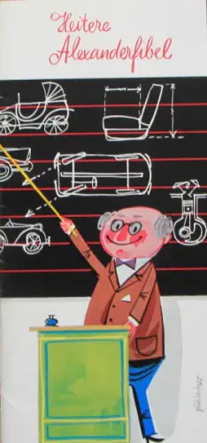 Lloyd Alexander Modellprogramm 1958 "Heitere Alexanderfibel" Automobilprospekt (10319)