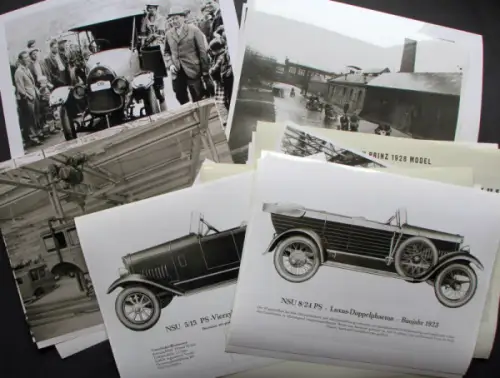NSU Modellprogramm 1923 - 1939 fünfundzwanzig Werksfotos (10145)