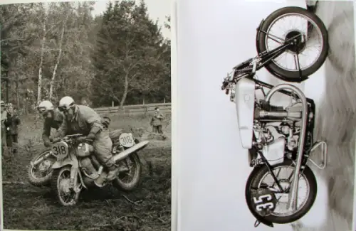 NSU Motorräder Modellprogramm 1930 - 1955 achtundzwanzig Werksfotos (10149)
