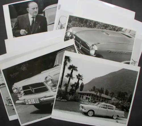 Borgward Airswing P 100 Limousine 1960 fünfzehn Werksfotos (10155)