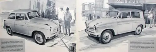 Lloyd Alexander Modellprogramm 1958 Automobilprospekt (10169)