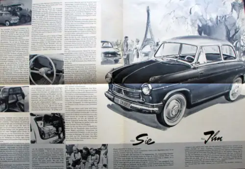 Lloyd Alexander Modellprogramm 1958 Automobilprospekt (10169)