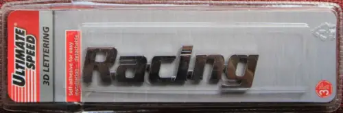 Ultimate Speed Lettering "Racing" verchromter Schriftzug 2010 (6584)