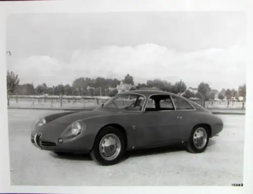 Alfa Romeo Giulietta SZ Zagato 1960 Werksfoto (10170)