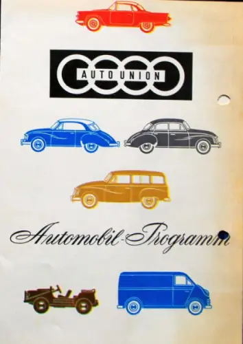 Auto-Union DKW Modellprogramm 1959 Automobilprospekt (7391)
