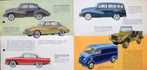 Auto-Union DKW Modellprogramm 1959 Automobilprospekt (7391)