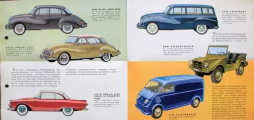 DKW Auto-Union Modellprogramm 1959 Automobilprospekt (7391)