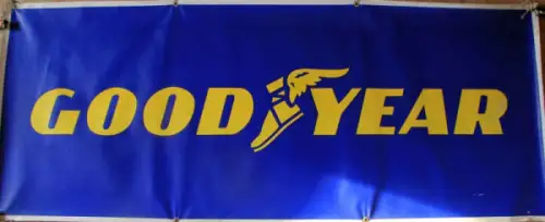Goodyear Reifen Werbebanner 1970 (10204)