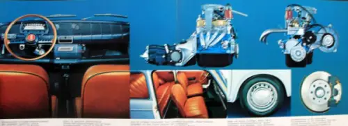 Fiat 850 Special Modellprogramm 1964 Automobilprospekt (10212)