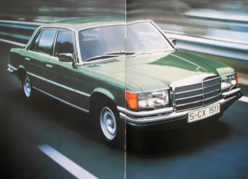 Mercedes-Benz 350 SE - 450 SEL 6.9 Modellprogramm 1978 Automobilprospekt (10213)