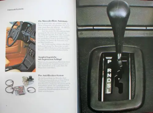 Mercedes-Benz Modellprogramm 1979 "Sonderausstattungen" Automobilprospekt (10214)