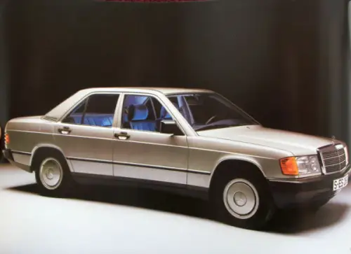 Mercedes-Benz 190 E Modellprogramm 1983 Automobilprospekt (10217)